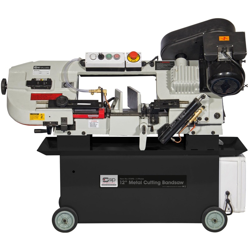 SIP 12" 400v Metal Bandsaw with 4-Speed Gearbox & Vice - 01595