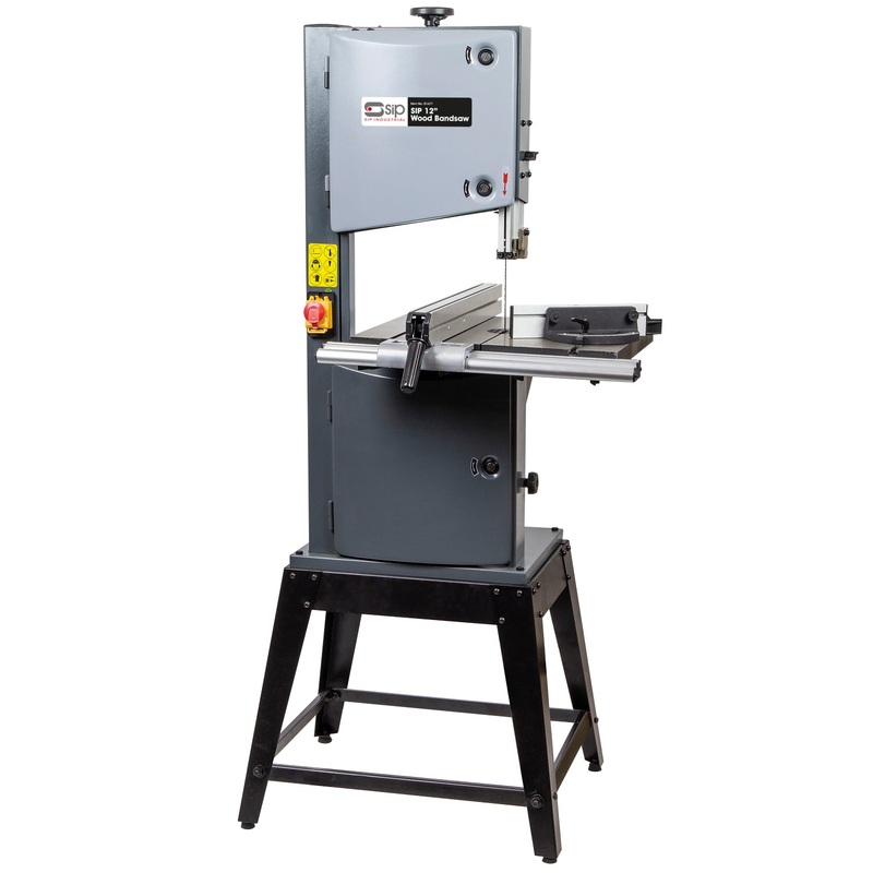 SIP 12" Wood Bandsaw with Tilting Table & Rip Fence - 01477