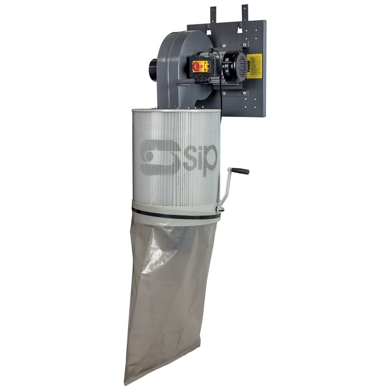 SIP 1HP Wall-Mount Dust Collector with 1m Cartridge Filter  01964