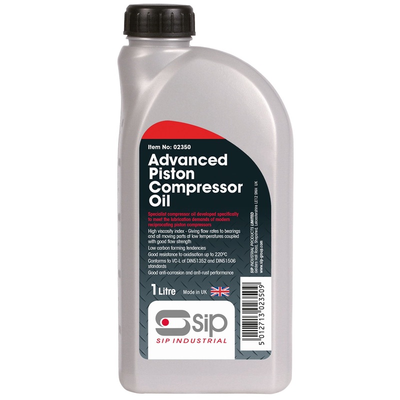 SIP 1ltr Advanced Compressor Oil for Piston Units  02350