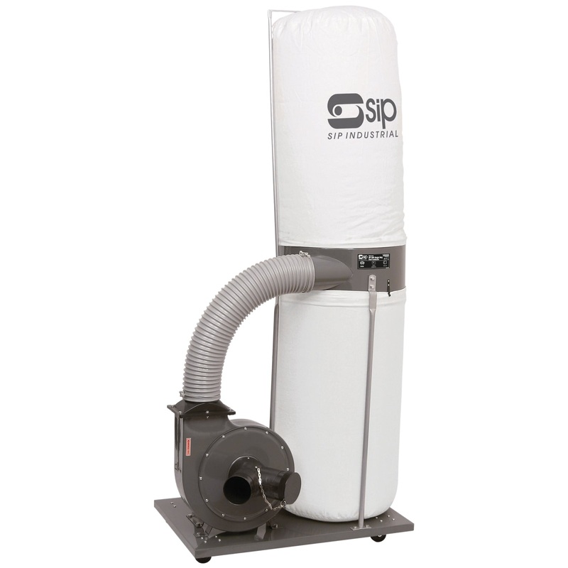 SIP 2HP Dust Collector with 2 Inlets & 5m Filtration  01954
