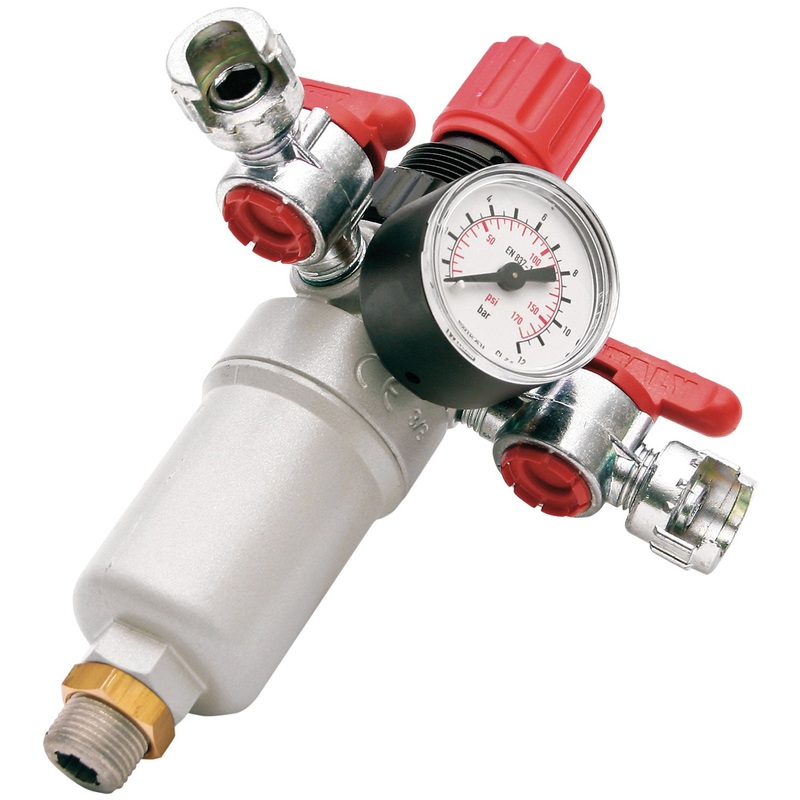 SIP 3/8" Midi Lower Regulator with Gauge & Dial Control  02080