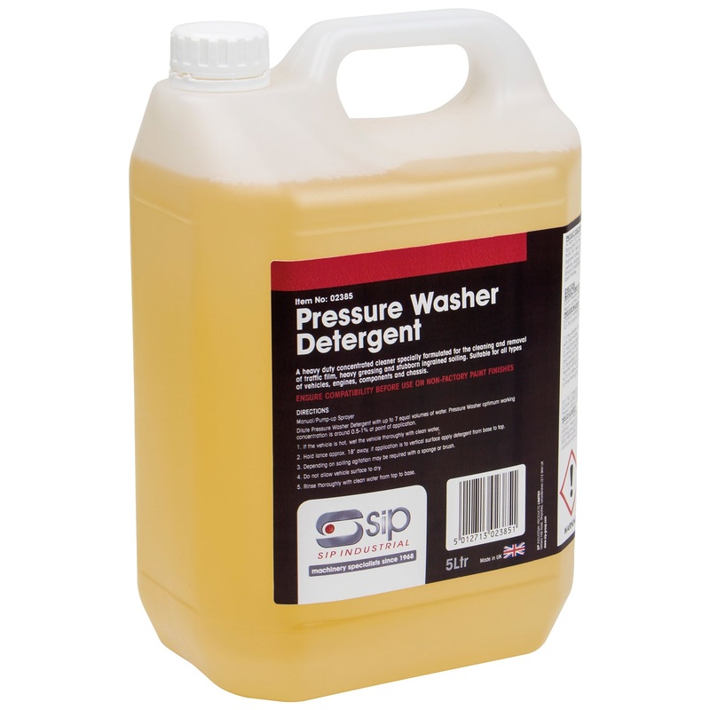 SIP 5ltr Pressure Washer Detergent Heavy-Duty Cleaner  02385