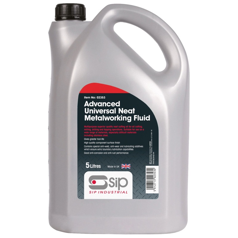 SIP 5ltr Universal Metalwork Fluid for Drilling & Tapping  02353