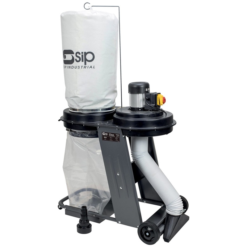 SIP Single Bag Dust Collector with Hose & Floor Tool  01968