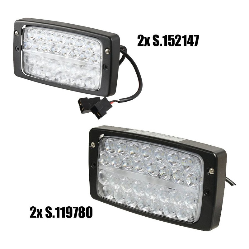Fendt LED Roof Light Set 14400 Lumens 4 Lights for 300900 Series