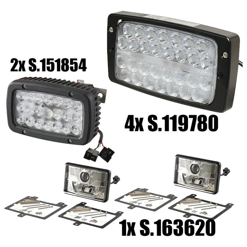 Massey Ferguson 6200 Series LED Light Kit Complete  7 Light Upgrade