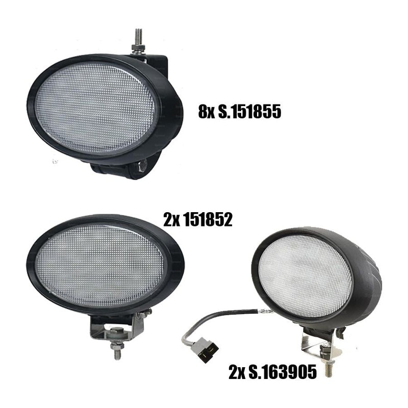 Massey Ferguson 667700 Series LED Worklight Kit  12 Light Upgrade