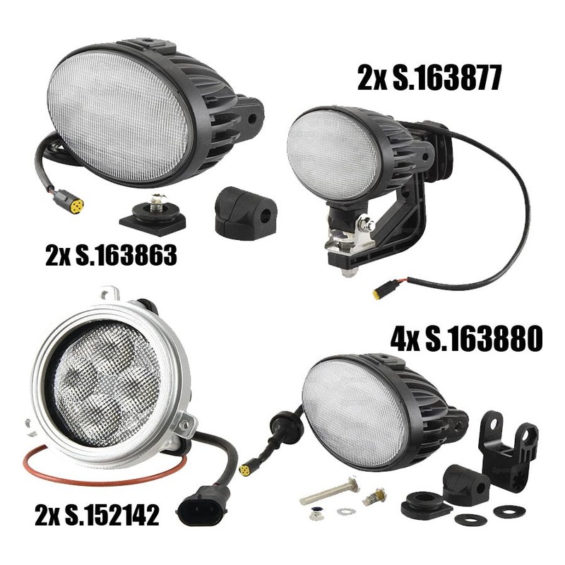 New Holland T6/T7 LED Light Kit Complete  10 Lights for Enhanced Visibility