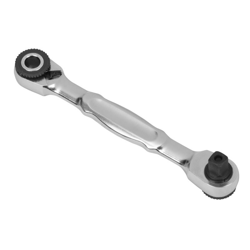 Sealey | Micro Ratchet Bit Driver & Wrench 1/4"Sq & 1/4"Hex Drive - AK6972