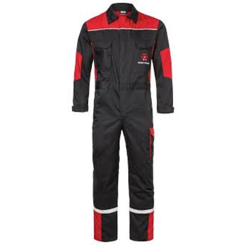 *SPECIAL PRICE* - Massey Ferguson Black & Red Overalls - Old Logo - Size Large - X993452101300