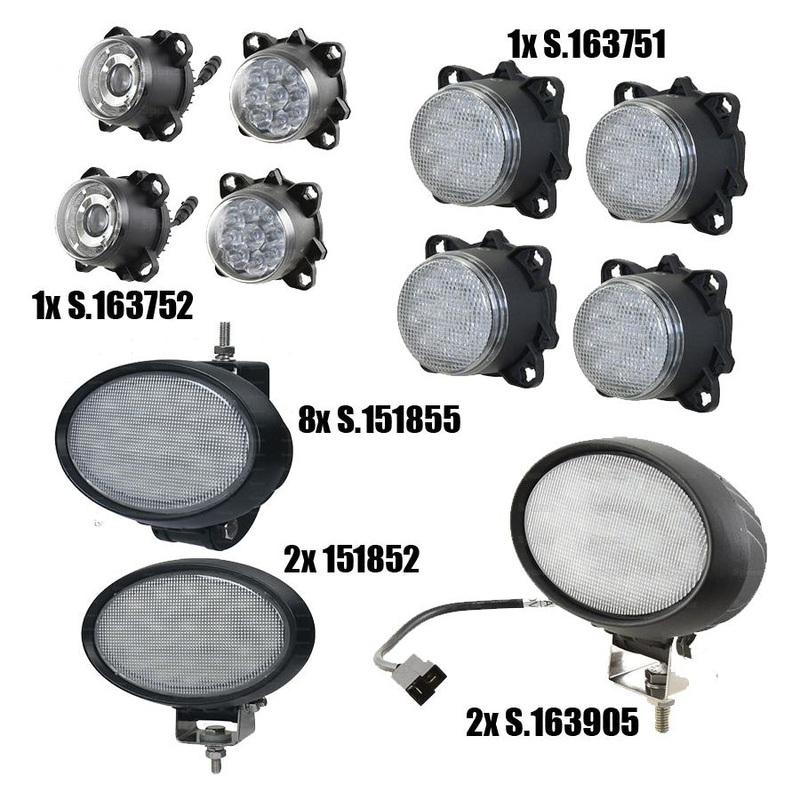 Massey Ferguson 667700 Series LED Light Kit Complete  14 Lights
