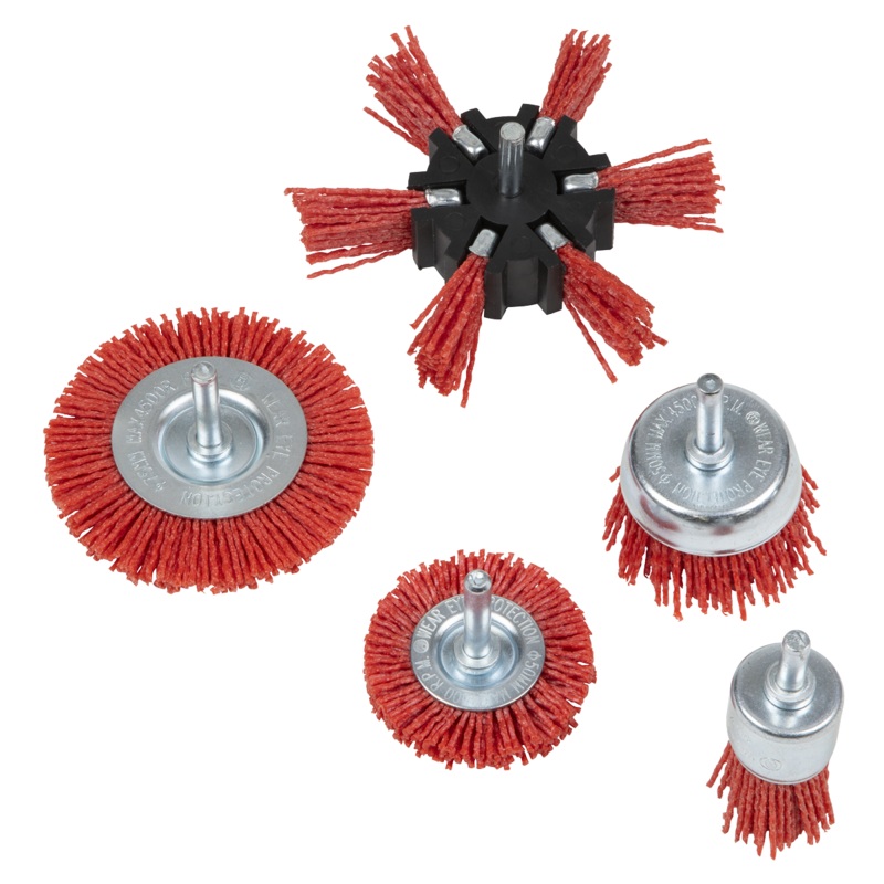 Sealey | Nylon Filament 5pc Brush Set - NFBS05