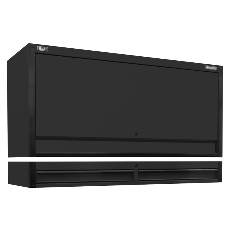 Sealey | Superline PRO Black Edition Top Hutch & 2 Drawer Riser 1549mm - AP6203BE