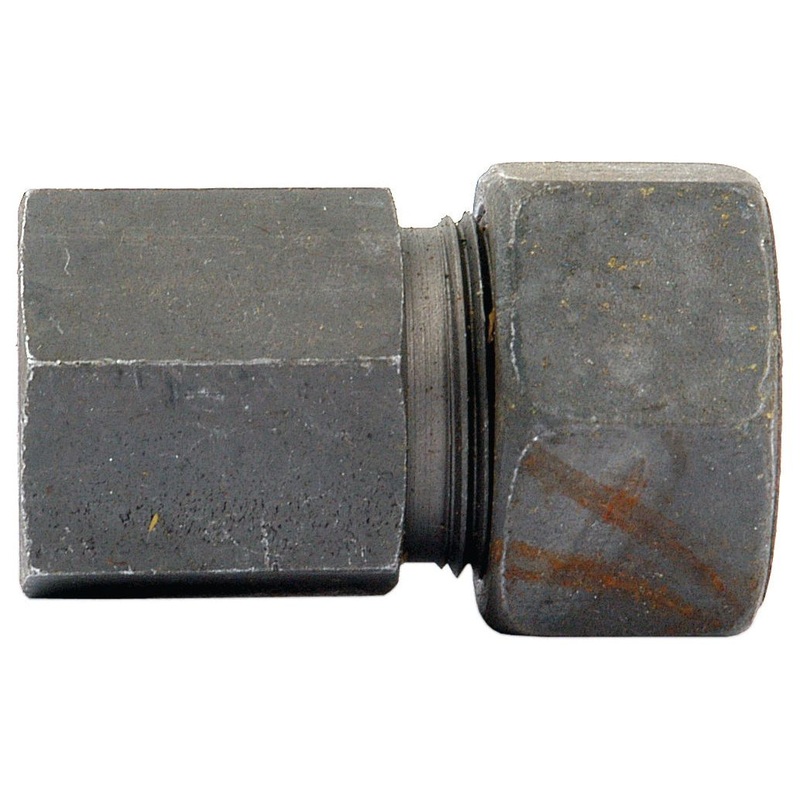 *STOCK CLEARANCE* - Hydraulic Metal Pipe Female Stud Coupling G.A.V. 18L - 1/2''BSP | Sparex Part No.S.34155