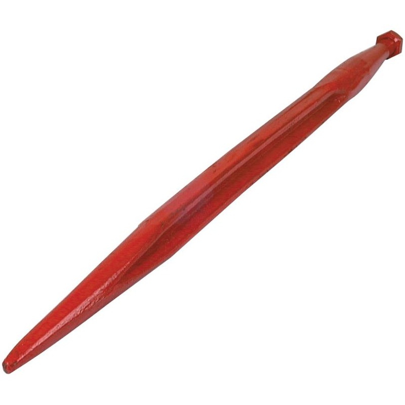 Loader Tine - Straight 660mm, Thread size: M22 x 1.50 (Square) - S.77026