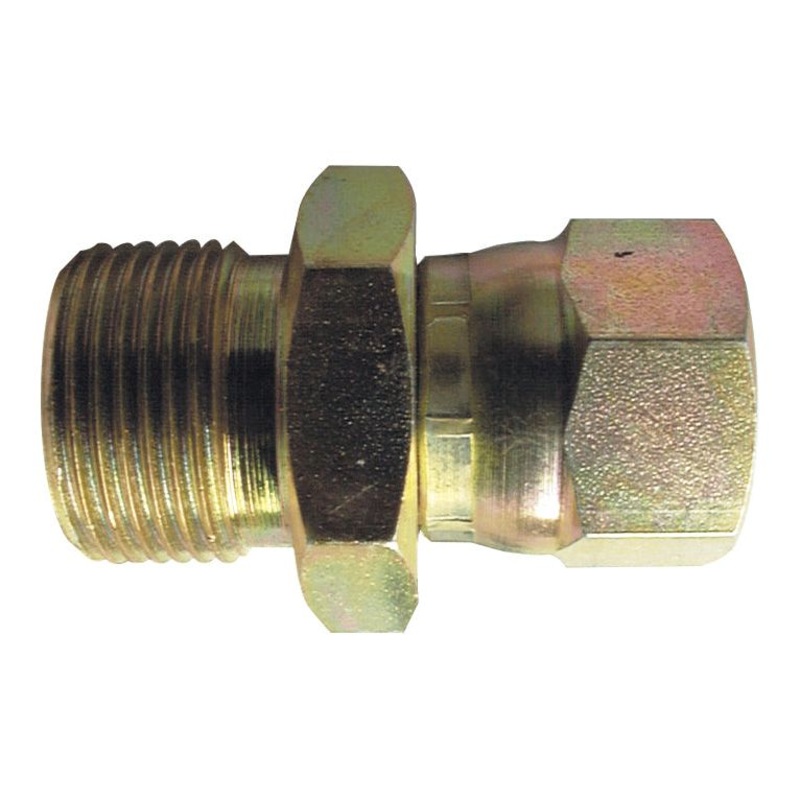*STOCK CLEARANCE* - Hydraulic Adaptor 3/8'' BSP Male x 9/16'' JIC Swivel Female | Sparex Part No.S.11833