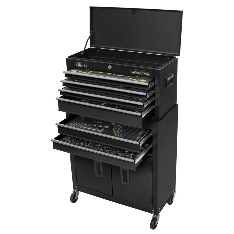 Sealey | Top Chest & Rollcab Combination 6 Drawer with Tool Kit 247pc - S01267