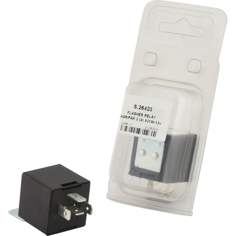 *SPECIAL PRICE* - FLASHER RELAY AGRIPAK 2 (4) X21W-12V | Sparex Part No.S.26423