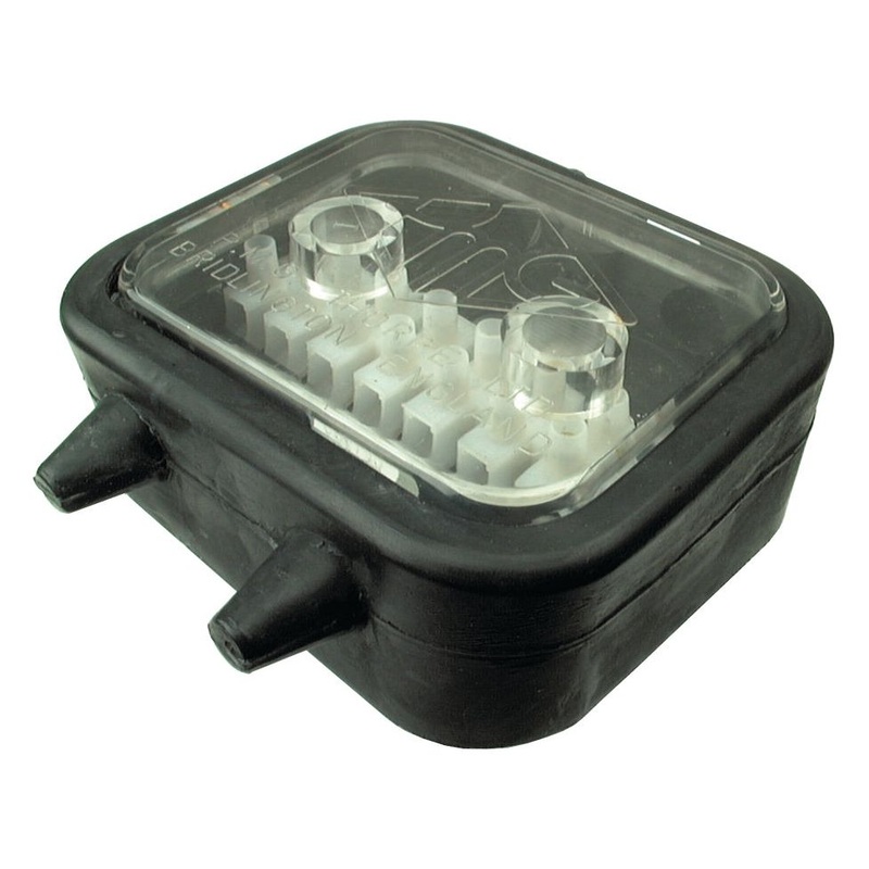 *SPECIAL PRICE* - Junction Box - Rubber - 8 Terminals | Sparex Part No.S.14401