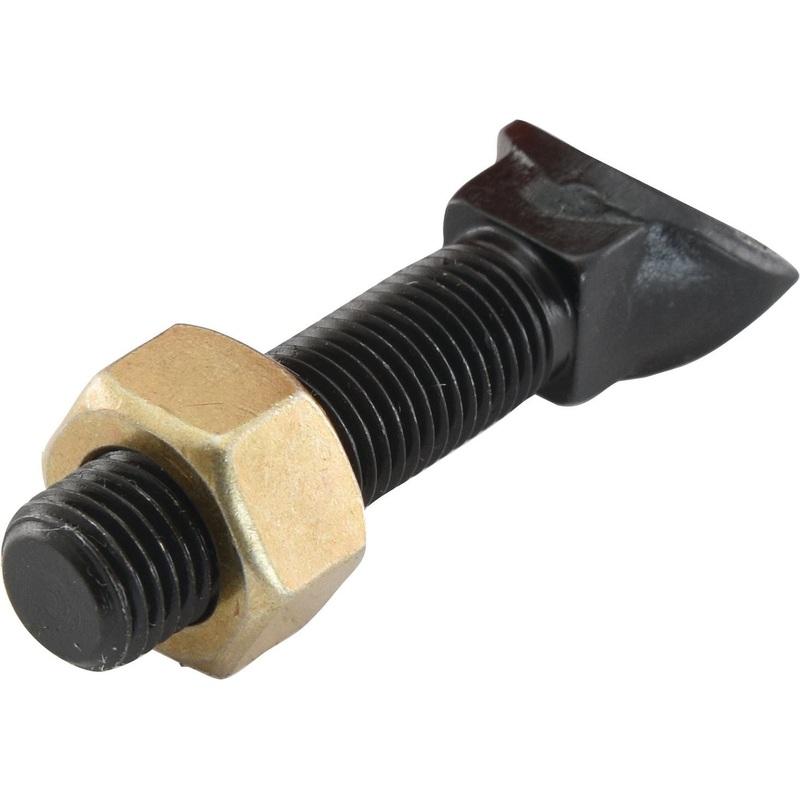 *SPECIAL PRICE* - Vee Head Bolt With Nut (TV), 7/16'' x 55mm, Tensile strength 8.8 (25 pcs. Box) | Sparex Part No.S.78774