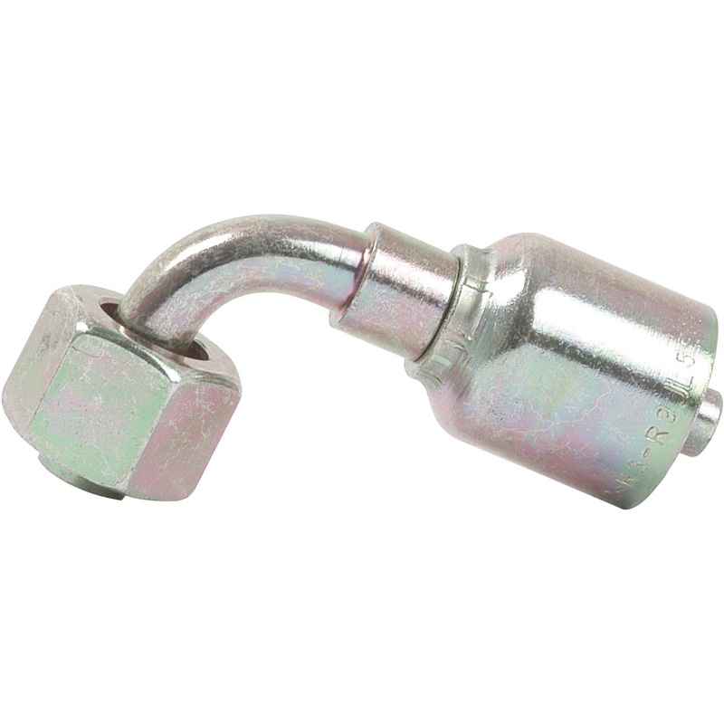 Parker Metric Hose Insert 5/16'' x M20 x 1.50 Female 90 Swept Swivel Heavy Series - S.3432005