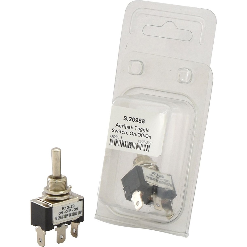 Agripak Toggle Switch, On/Off/On | Sparex Part No.S.20986