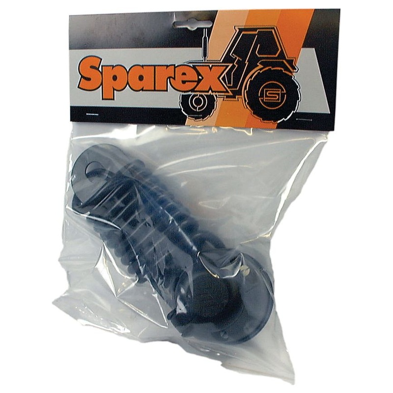 Prewired Single 7 Pin Socket & Plate Assembly 12v Bagged | Sparex Part No.S.14342