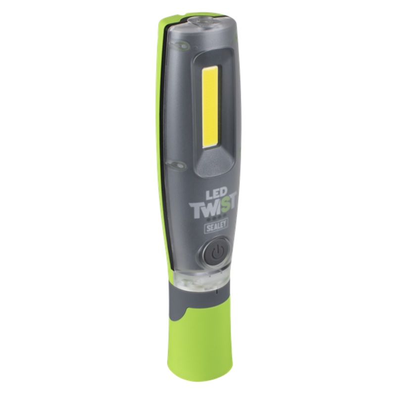 Sealey | LED Twist Rechargeable Inspection Light Green - LED2001G