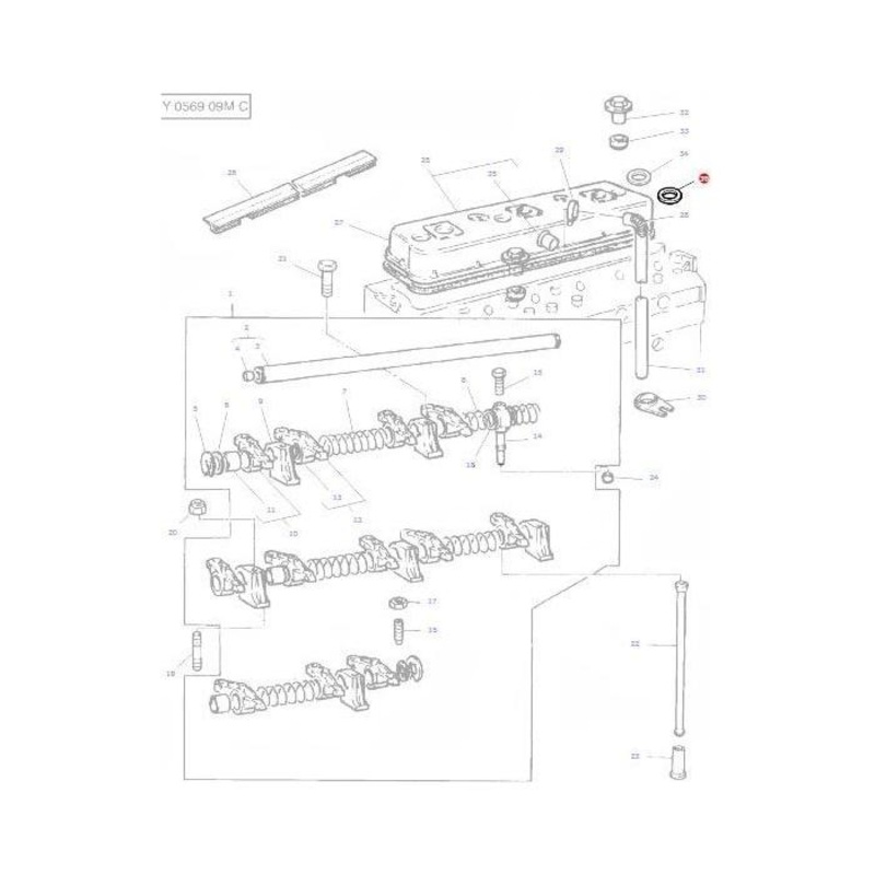 *SPECIAL PRICE* - Massey Ferguson - Shim Rocker Cover - 365691X1