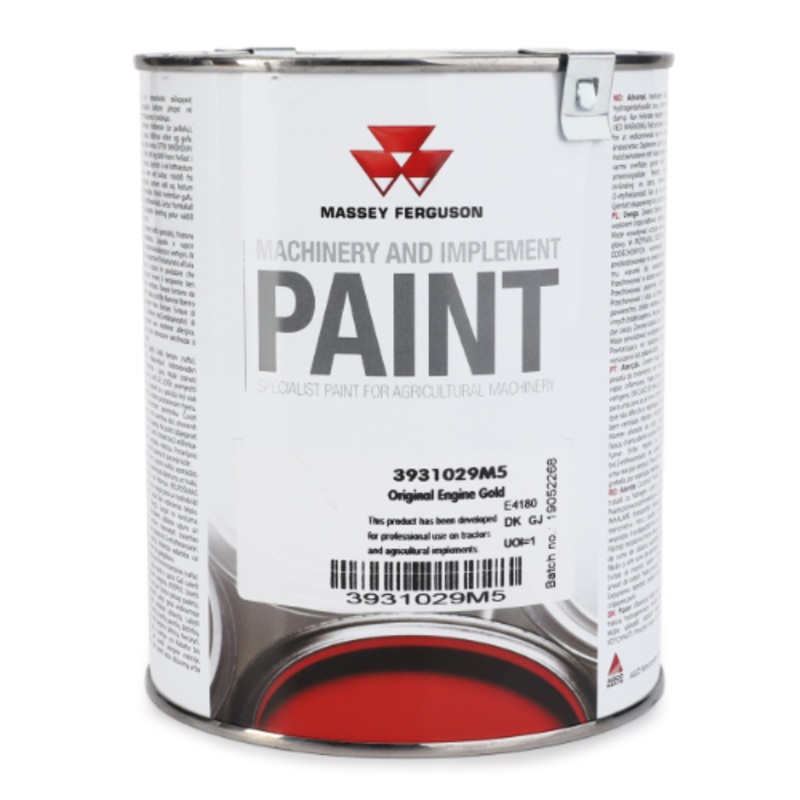 *SPECIAL PRICE* - Massey Ferguson - Engine Gold Paint 1lts - 3931029M5