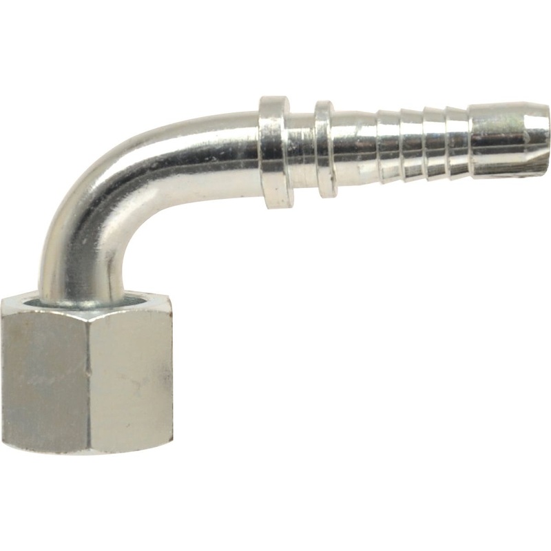 Dicsa ORFS Hose Insert 1/2'' x 1'' Female Thread 90 Swept Swivel | Sparex Part No.S.116985