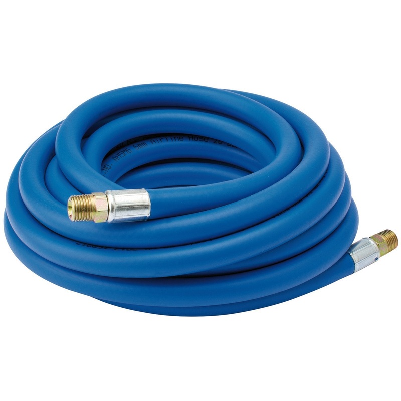 Draper Air Line Hose, 5M, 1/4"/6mm Bore, 1/4" Bsp - AH5M6