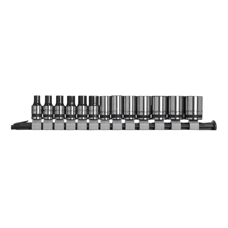 Socket Set 13pc 1/4"Sq Drive Metric - Black Series - AK7990