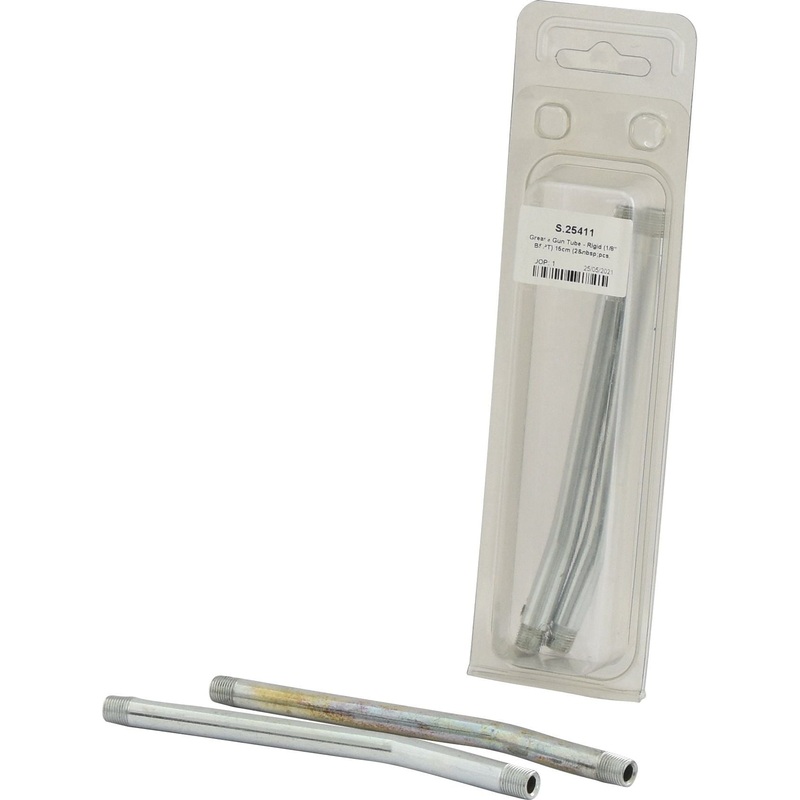 *SPECIAL PRICE* - Grease Gun Tube - Rigid (1/8'' BSPT) 15cm (2 pcs. Agripak) | Sparex Part No.S.25411