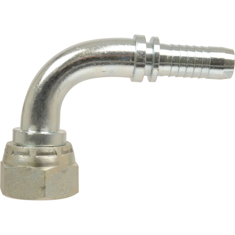 *SPECIAL PRICE* - Dicsa BSP 60 Hose Insert 1/4'' x 3/8'' Female Thread 90 Swept Swivel | Sparex Part No.S.26538