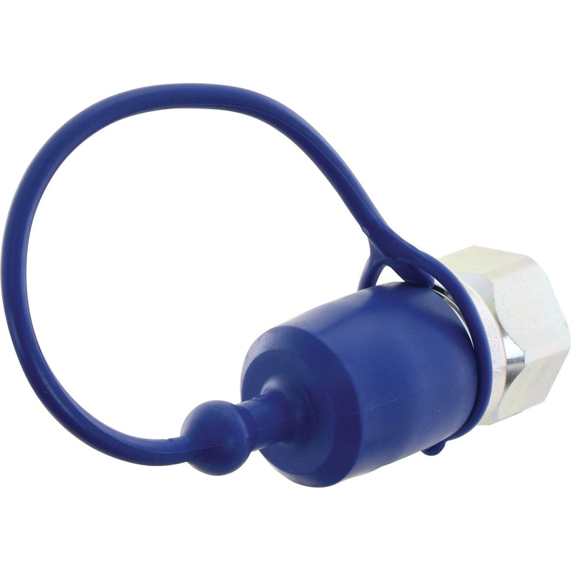 *SPECIAL PRICE* - Faster Dust Cap Blue PVC Fits 1/2'' Male Coupling - TF Series TF12 - S.112761