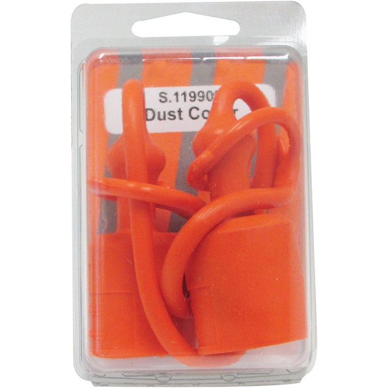 *SPECIAL PRICE* - Faster Dust Cap Orange PVC Fits 1/2'' Male Coupling - TF Series TF12A (Agripak 2pcs.) - S.119909