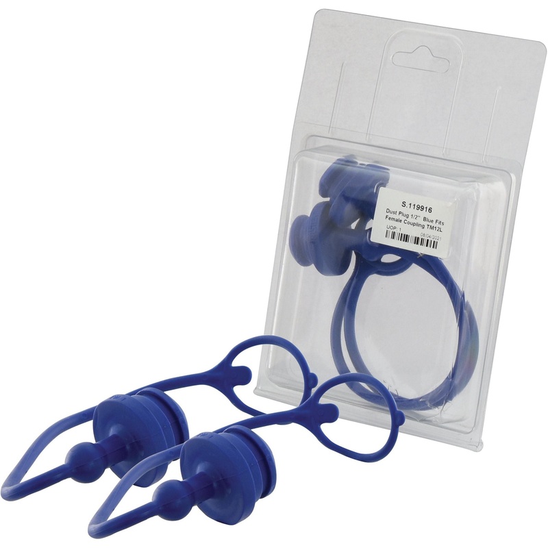 *SPECIAL PRICE* - Faster Dust Plug Blue PVC Fits 1/2'' Female Coupling - TM Series TM12L (Agripak 2pcs.) - S.119916