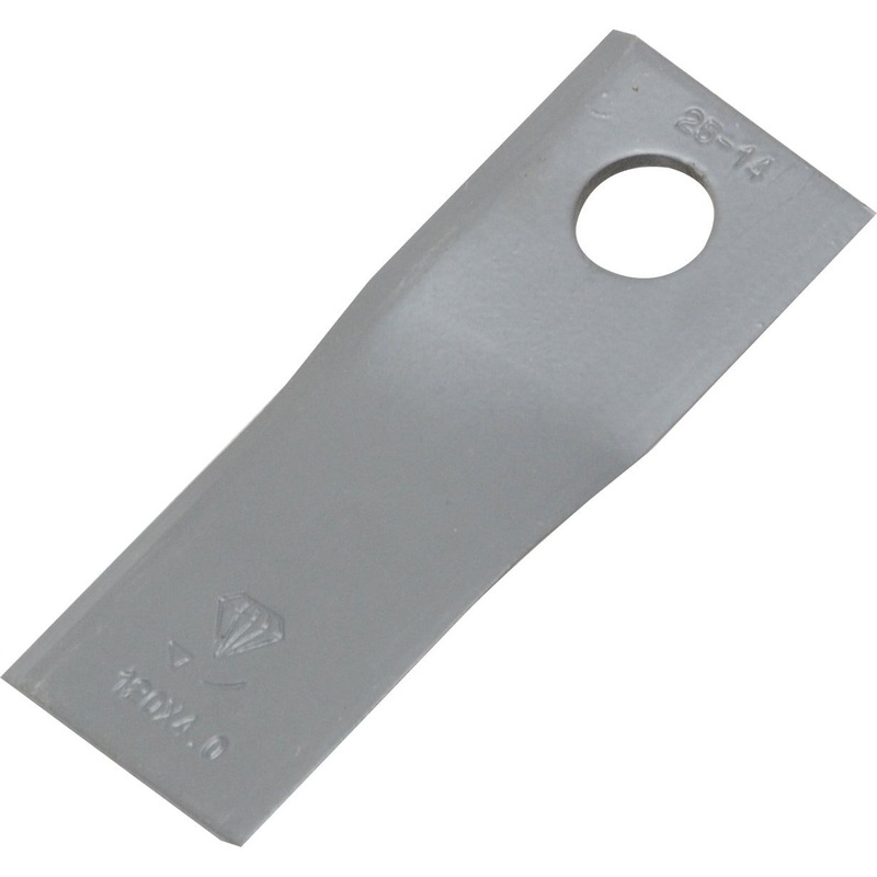 *SPECIAL PRICE* - Mower Blade - Twisted blade, top edge sharp & parallel - 120 x 48x4mm - Hole 18.5mm - RH & LH - Replacement for Vicon | Sparex Part No.S.27635