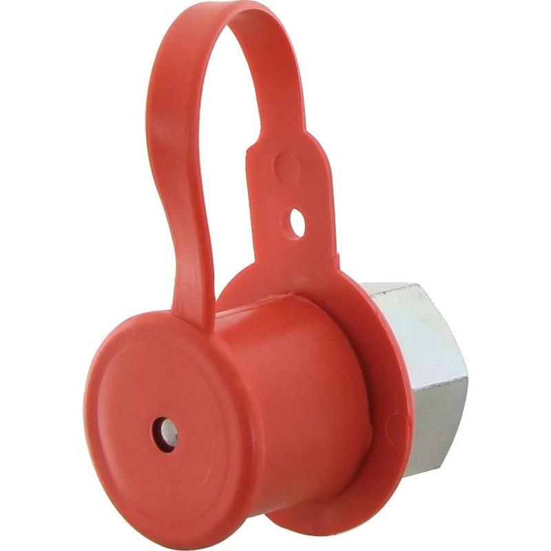 *SPECIAL PRICE* - Sparex Dust Cap Red PVC Fits 1/2'' Male Coupling - S.14063