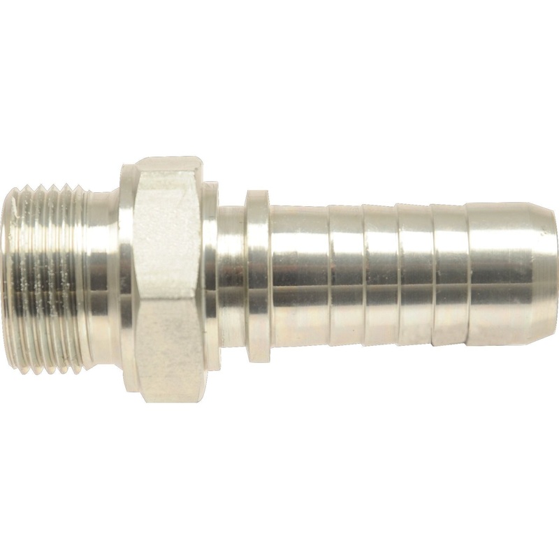 *SPECIAL PRICE* - Dicsa BSP 60 Hose Insert 1/4'' x 1/4'' Male Thread Straight | Sparex Part No.S.53050