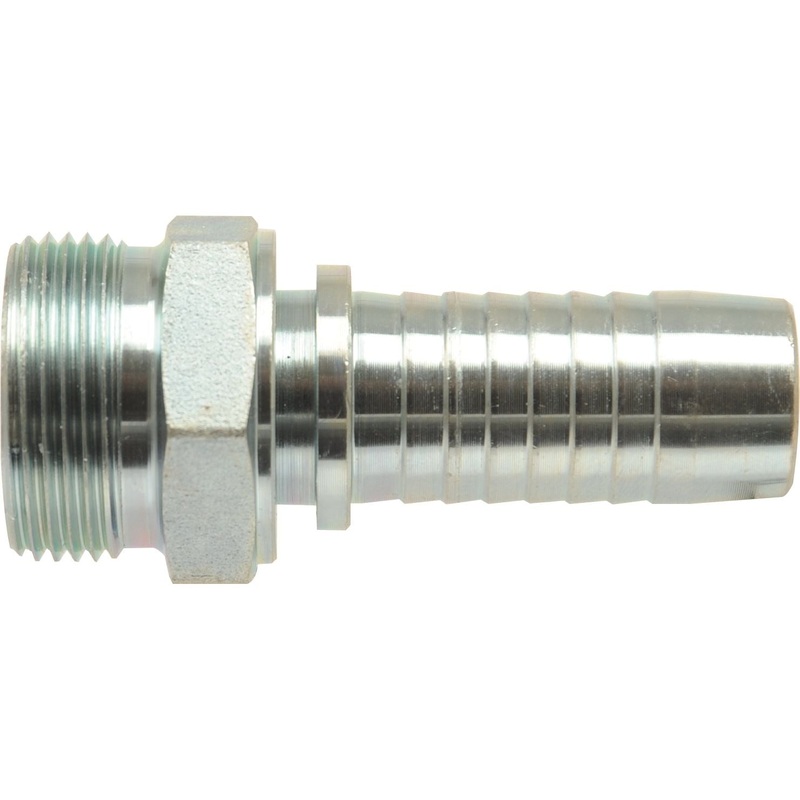 *SPECIAL PRICE* - Dicsa Metric 24 Hose Insert 1/2'' x M22 x 1.5 (15L) Male Thread Straight | Sparex Part No.S.53305