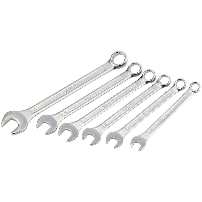 Draper Metric Combination Spanner Set (6 Piece) - 8219/6/MM/B