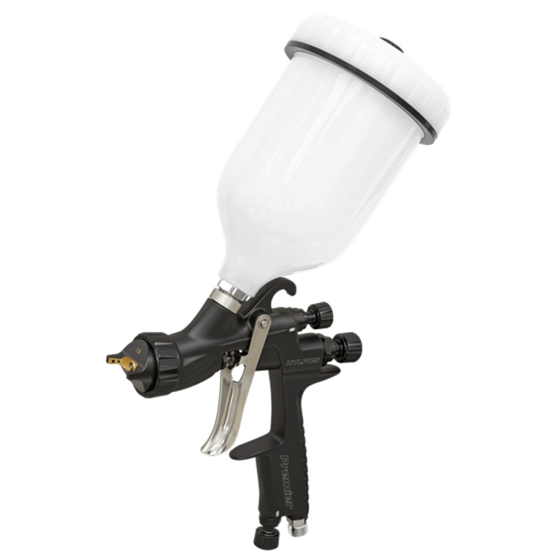 Sealey | Premier Professional HVLP Gravity Feed Spray Gun 1.3mm Set-Up - HVLP05