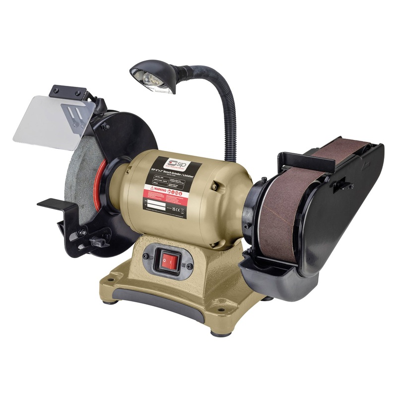 SIP 8" x 2" Bench Grinder / Linisher  370W Motor | IP-01459