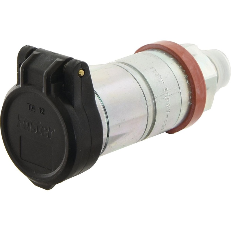 Faster Dust Cap 1/2'' Black. Fits Female Coupling - TA Series TAID12N - S.112755